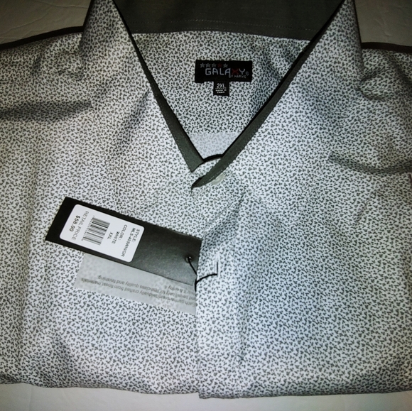 NWT Galaxy Button Shirt 2XL - Picture 8 of 8